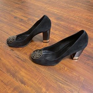 Tory Burch Black Suede heel